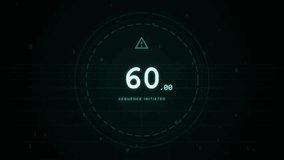 Digital Countdown Timer with Binary Code Interface for Tech HUD Elements - Powered by Shutterstock - Get 15% off with code: PIKWIZARD15