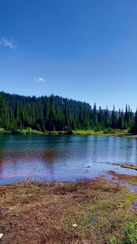 Mount Rainier Reflected in Reflection Lake (Mount Rainier National Park, Washington, USA)