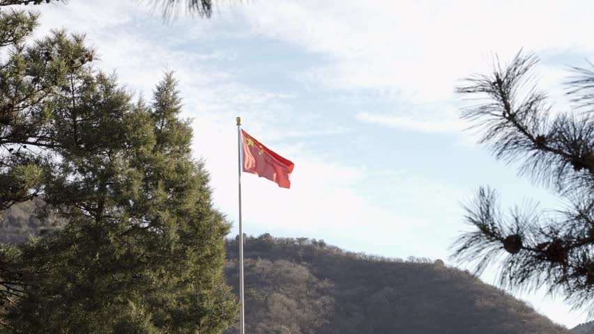 view look up to China