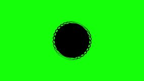 Black Sphere in Dark Wave Motion Green Background - Powered by Shutterstock - Get 15% off with code: PIKWIZARD15