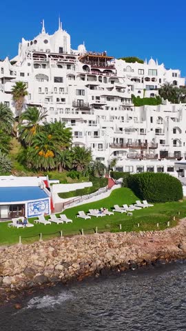 Casapueblo Museum At Punta Del Este In Maldonado Uruguay. Cultural Heritage Skyline. Tropical Landscape. Summer Travel. Casapueblo Museum At Punta Del Este In Maldonado Uruguay. Medieval White Houses.