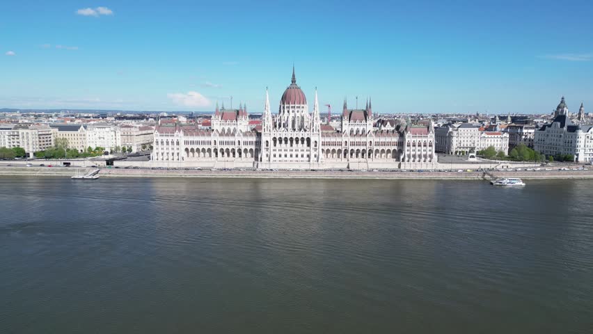 The historic Hungarian Parliament Building in Budapest