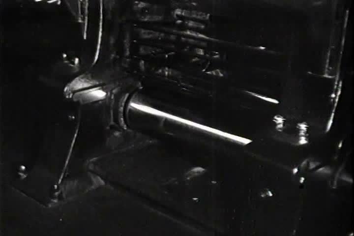 1930s - Good aerial views of workers in a factory.
