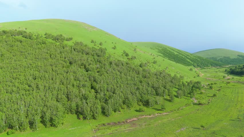 Fengning Hundred Mile Sky Road Grassland Aerial View