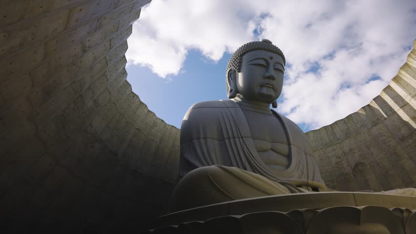 Hill of the Buddha, Makomanai, Sky and Clouds over Religious Site
