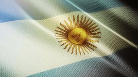 Argentina Flag with Red Financial Graph Chart – Economic Crisis, Inflation and Market Decline Concept - Powered by Shutterstock - Get 15% off with code: PIKWIZARD15