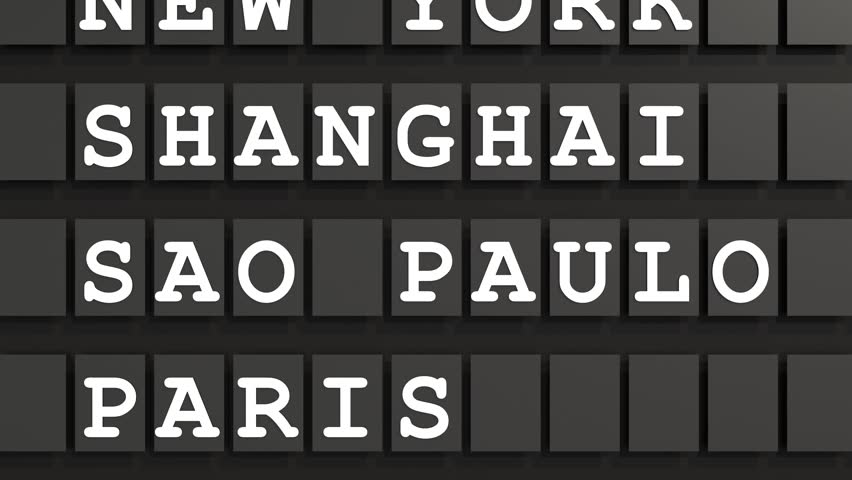 Airport arrival and departure board, travel destinations, flights, boarding information. Flight status, gates, airlines, boarding, delayed or cancelled. Information, passengers, tourism, transport.