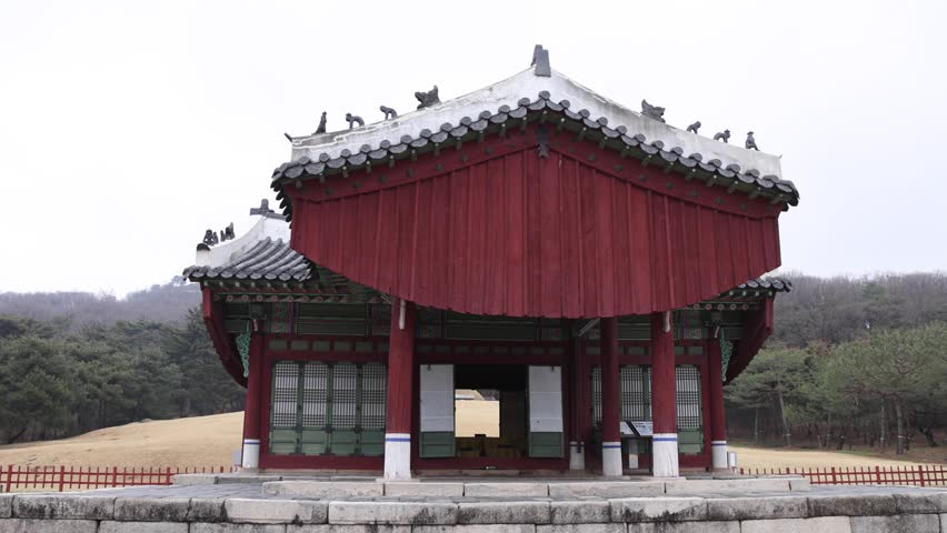 Beautiful Wooden building, Hanok, Gimpo, South Korea