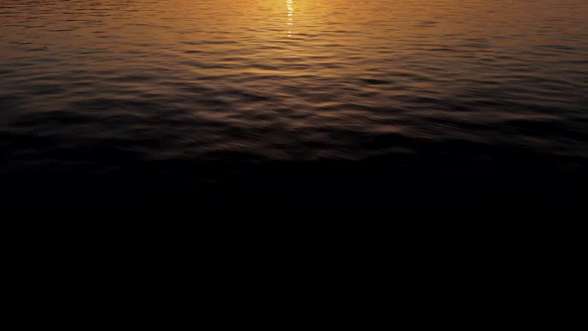 Peaceful and majestic morning dawn at the southern coast of Korea