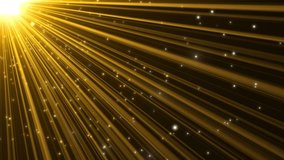 Luxury Golden Light Beam Background with Soft Shimmering Dust. Abstract Golden Lens Flare Beams and Glowing Dust Particles - Powered by Shutterstock - Get 15% off with code: PIKWIZARD15