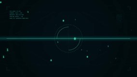 Digital HUD Interface With Binary Code Streaming And Data Processing - Powered by Shutterstock - Get 15% off with code: PIKWIZARD15