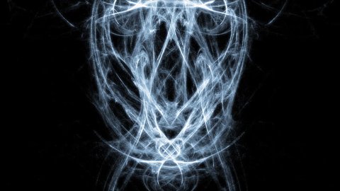 A symmetric fractal flame.