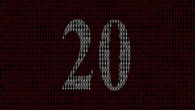 
digital 25 second timer animation for tech projects,25 second timer  animation video in binary code background,technology countdown timer with glowing binary background - Powered by Shutterstock - Get 15% off with code: PIKWIZARD15