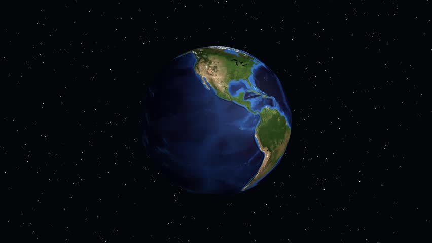 A digital animation zooms from space into Aracaju, Brazil, displaying specific city population data