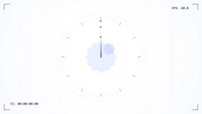 Abstract digital clock interface with moving data indicators on grid - Powered by Shutterstock - Get 15% off with code: PIKWIZARD15