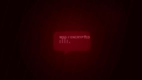 Digital interface displaying an encrypted message with data bars in red. - Powered by Shutterstock - Get 15% off with code: PIKWIZARD15