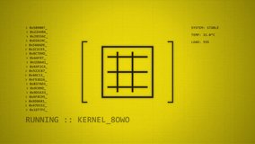 Digital interface displaying system kernel processes and data loading - Powered by Shutterstock - Get 15% off with code: PIKWIZARD15