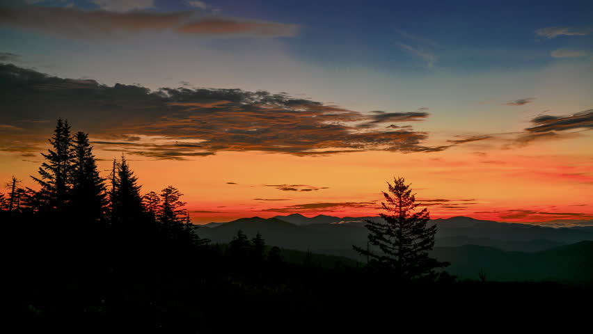Sunrise over Great Smoky Mountains 