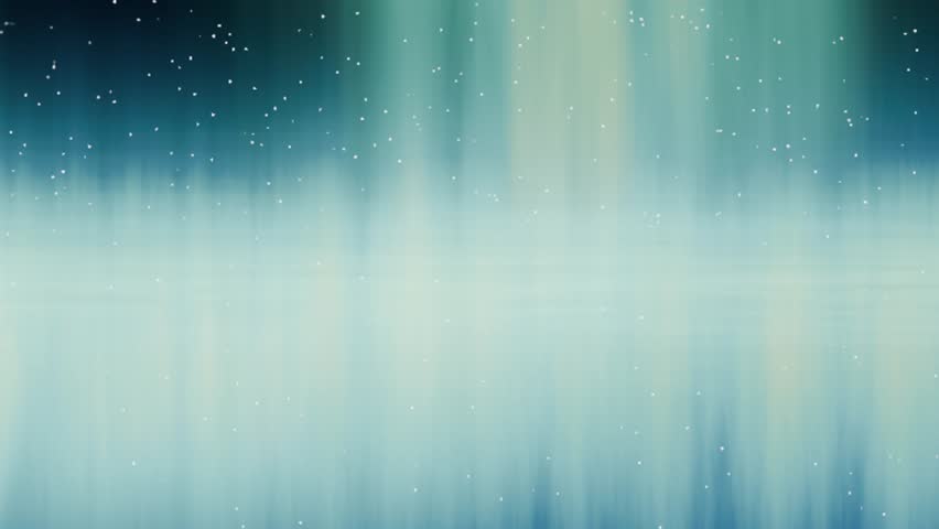 Aurora lights northern starry sky able to loop endless 4k. 3D Illustration