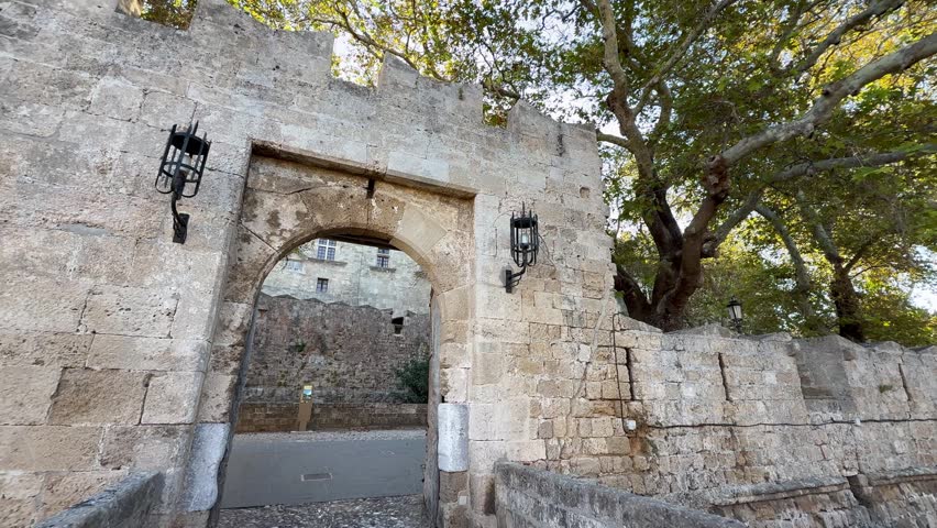 Historic grand master palace rhodes old town greece