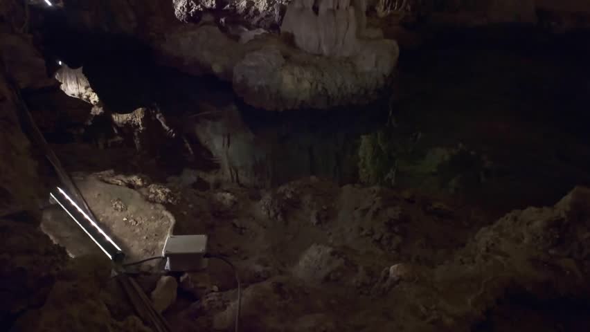 Scenic Underground Cave Trail in Carlsbad Caverns New Mexico