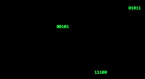 Dynamic green binary code streaming against a deep black background, tech themes. - Powered by Shutterstock - Get 15% off with code: PIKWIZARD15