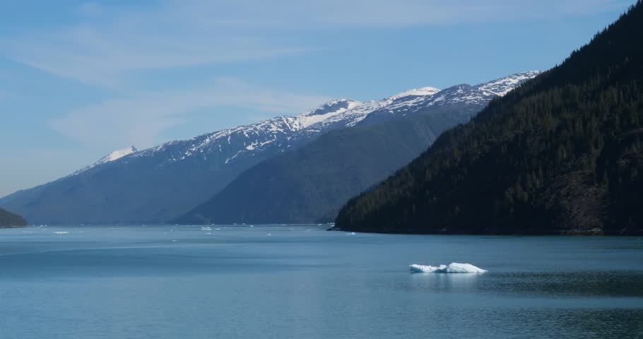Stunning landscape of Endicott Arm fjord in summer, Alaska.
