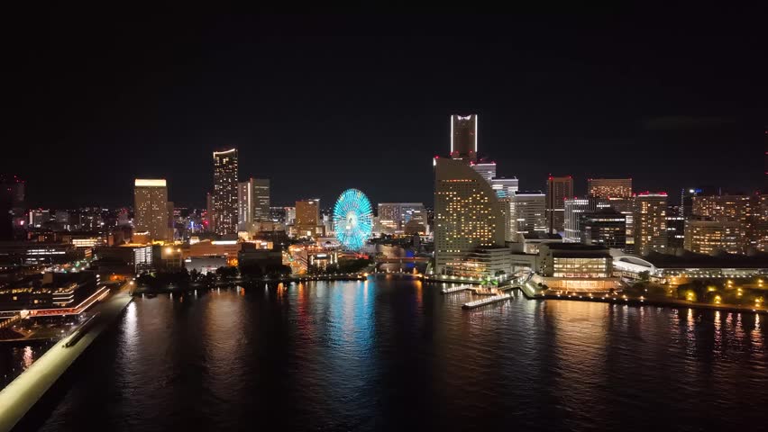 Historic waterfront district in Yokohama Japan