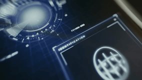 Futuristic digital user interface for a biometric identification - Powered by Shutterstock - Get 15% off with code: PIKWIZARD15