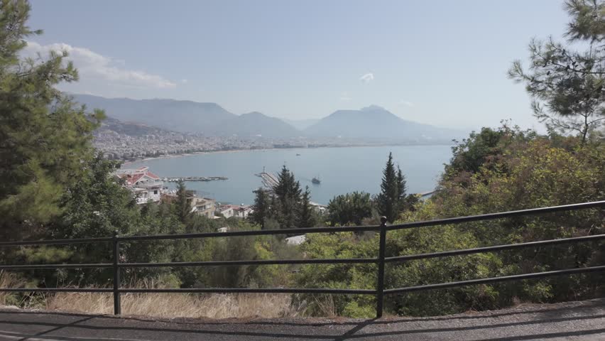 Sea and Mountains Landscape in Alanya Turkey