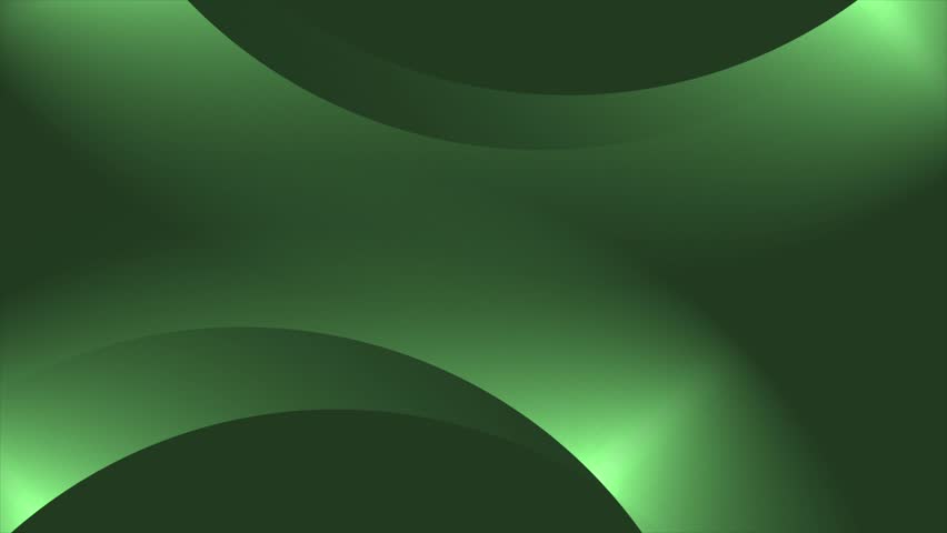 Green glowing waves abstract elegant background. Seamless looping motion design. Video animation Ultra HD 4K 3840x2160