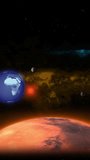 Earth and Mars alignment in space creates a cosmic event. Alignment of planets for astronomy concepts. Rare celestial alignment showcasing planetary positions in the solar system. - Powered by Shutterstock - Get 15% off with code: PIKWIZARD15