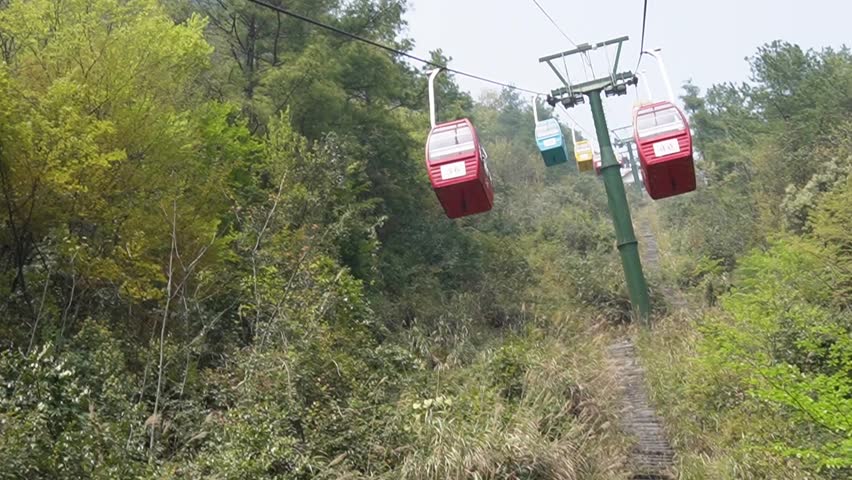 cable car for transportation up to mountain