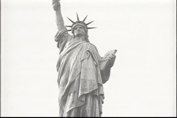 1910s - Statue of Liberty, 1919, Lincoln statues, and Mt. Vernon.