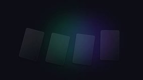 Four translucent rectangular glass panels arranged against a dark blue background - Powered by Shutterstock - Get 15% off with code: PIKWIZARD15