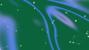 Vibrant abstract motion background with flowing neon green, magenta, and purple ribbon waves for energetic music visuals, festival screens, and digital creative projects - Powered by Shutterstock - Get 15% off with code: PIKWIZARD15