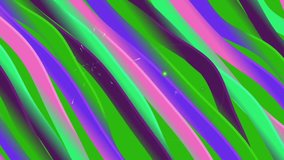 Vibrant abstract motion background with flowing neon green, magenta, and purple ribbon waves for energetic music visuals, festival screens, and digital creative projects - Powered by Shutterstock - Get 15% off with code: PIKWIZARD15