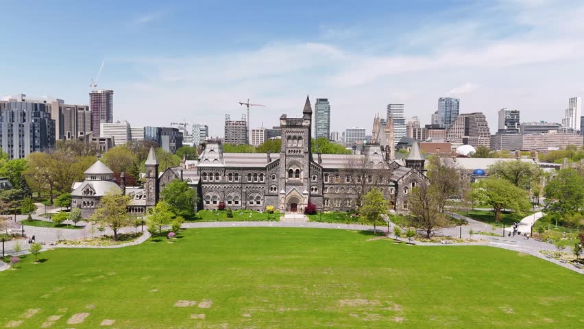 Aerial view moving forward over King