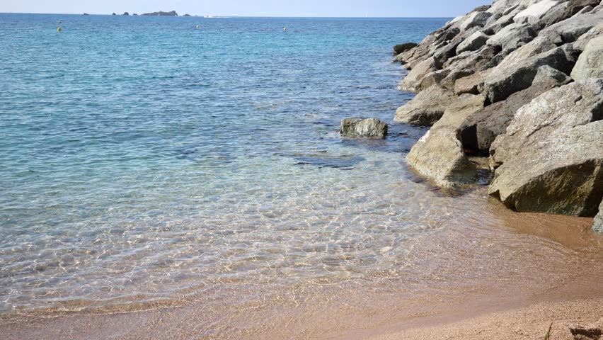 Beach in Saint-Raphael, South of France