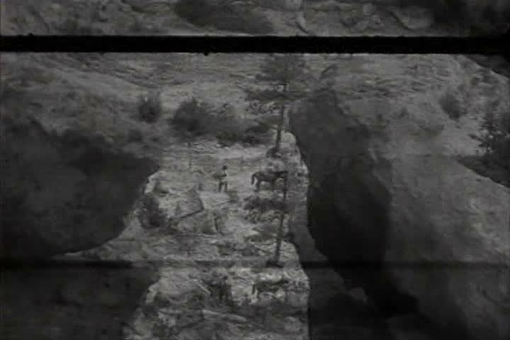 1920s - Exploring Native American Indians dwellings in New Mexico in 1920.