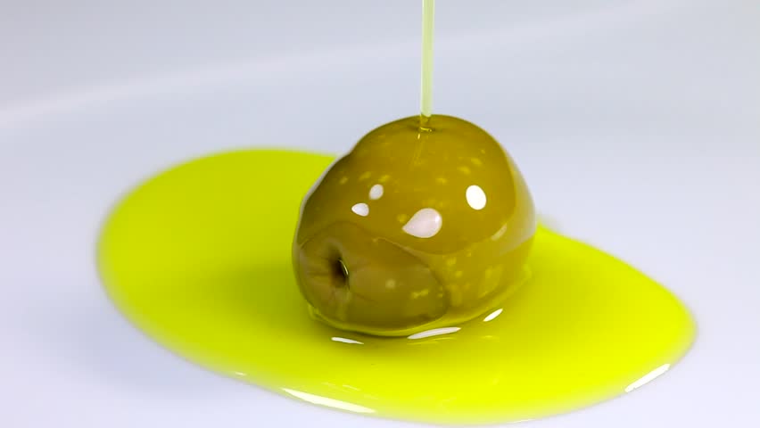 Olive hosed with olive oil 
