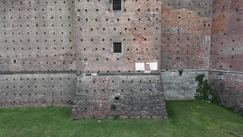 The Sforzesco Castle in Milan, Italy