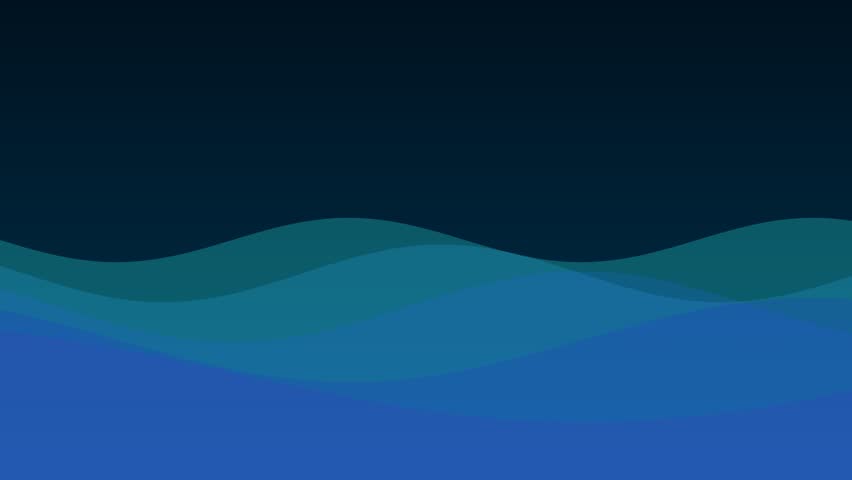Serene silhouette of undulating hills under a dark sky