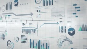 Animated flow of diverse charts showing continuous data processing - Powered by Shutterstock - Get 15% off with code: PIKWIZARD15