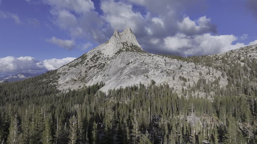 aerial view of natural landscape of yosemite national park,CA,United States