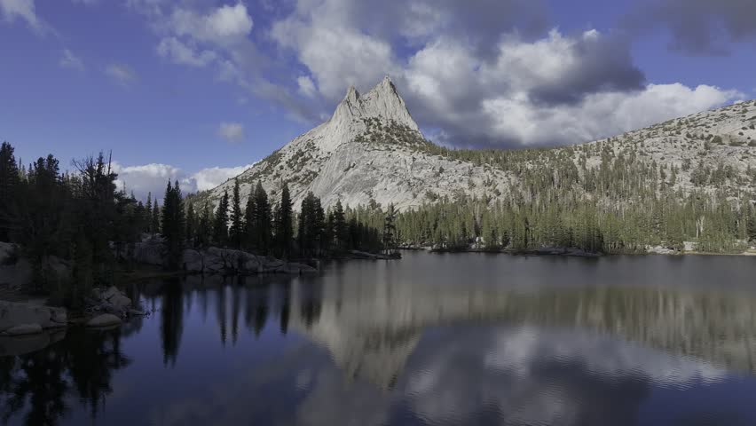 aerial view of natural landscape of yosemite national park,CA,United States