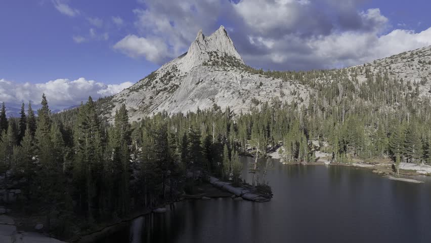 aerial view of natural landscape of yosemite national park,CA,United States