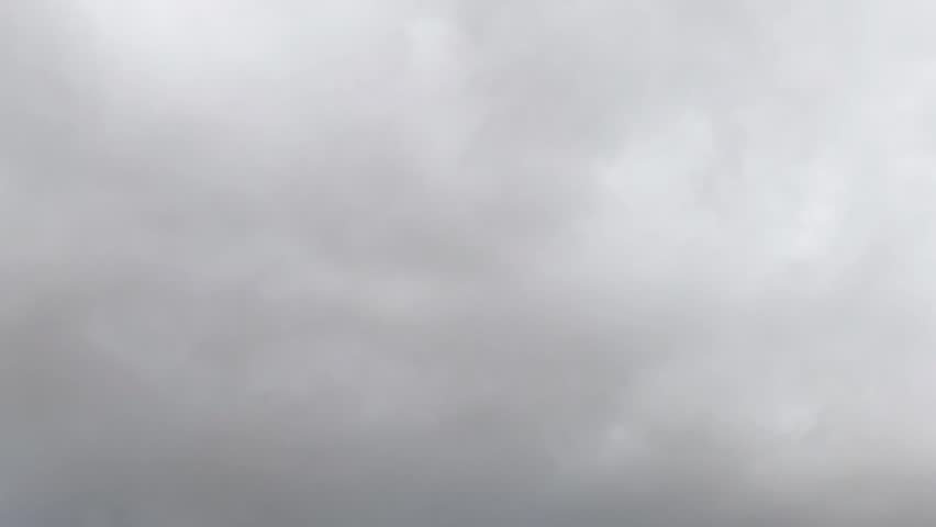 Dark clouds are covering the sky