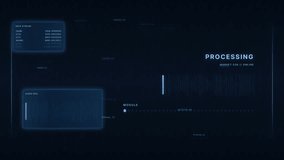 Futuristic HUD Data Processing Interface with Audio Waveforms - Powered by Shutterstock - Get 15% off with code: PIKWIZARD15