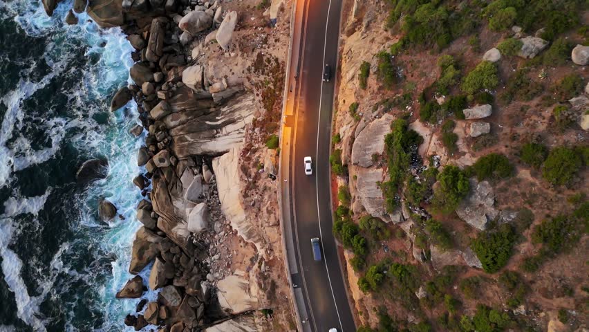 Table Mountain Lions Head Cape Town South Africa Drone Aerial